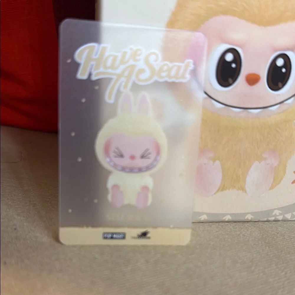 Labubu 'Have A Seat' Collectible with Card - Picture 2 of 12